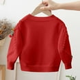 thumbnail image 5 of IVEYRTF Kids Girls Cherry Jacquard Cardigan Sweater Long Sleeve Cozy Fall Winter Sweet Cute Plush Cover-up Tops Everyday Wear for Children 2-8 Years(Red,4 Years), 5 of 6
