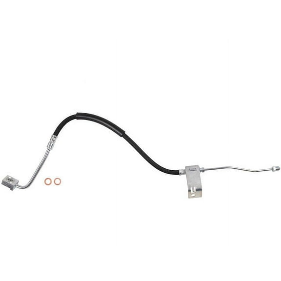 Rear Left Brake Hose - Compatible with 1999 - 2003 Ford F-450 Super Duty 2000 2001 2002