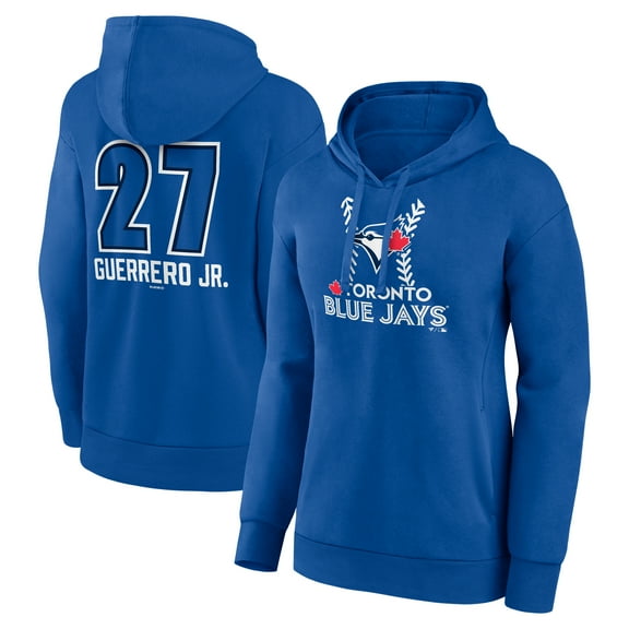 Women's Vladimir Guerrero Jr. Royal Toronto Blue Jays Name & Number Fastball Pullover Hoodie