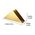 thumbnail image 2 of lulshou Vertical Gold-plated Stainless Steel Napkin, 2 of 3