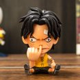thumbnail image 1 of Q Version One Piece Luffy Usopp Nami Robin Chopper Sanji Brooke Ace Anime Hand-made PVC Figure Toys Model Doll, 1 of 6