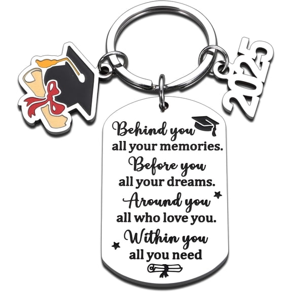 2025 Graduation Keychain Gifts for Him and Her - Class of 2025 Graduation Gifts for Boys and Girls