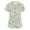 Light Green, variant on OIOLOYJM Easter Scrubs Tops for Women Funny Stretch Bunny Eggs Print Tops Short Sleeve V Neck Shirt Loose Fit Plus Size T Shirts with 2 Pockets Orange 5XL