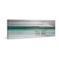 thumbnail image 2 of Asian Fusion Canvas Wall Art Print - Coastal Watercolor Painting Decor, 2 of 6