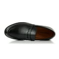 thumbnail image 6 of Ferro Aldo Douglas MFA19700 Moc-Toe Penny Loafers for Men, in Black, Men's Size 6.5, 6 of 8