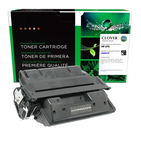 Remanufactured Clover Imaging High Yield Toner Cartridge compatible with HP 27X (C4127X)