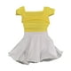 thumbnail image 1 of Figura femenina a escala 1/6, traje de falda plisada, disfraz elegante de moda. blanco amarillo, 1 of 9