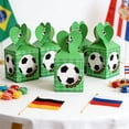 thumbnail image 2 of ddioayh Candy Boxes 6 Pack Soccer Theme Party Favors for Birthday Sports Celebrations Easy Assembly Gift Packaging, 2 of 6