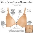 thumbnail image 6 of Meryl Front Close Racerback Smoothing Minimizer Bra, 6 of 7