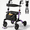 Purple, variant on Naipo Mobility Rollator Walker for Seniors with Seat, Foldable Rolling Medical Walker with 6 inch Wheels, Aluminum Frame Supports Up to 300 lbs, Burgundy