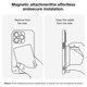thumbnail image 5 of Portatarjetas Magnético Slim Denior RFID para iPhone (Azul), 5 of 8