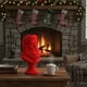 thumbnail image 5 of Seyotauo Santa Bust Christmas Tabletop Decoration, Red Santa Claus Head Statue Resin Figurine Christmas Home Decor Ornament for Tabletop Bookshelf Bedroom Office, 5 of 9