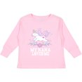 thumbnail image 3 of Inktastic My Nana Loves Me Unicorn Girls Long Sleeve Toddler T-Shirt, 3 of 5