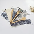 thumbnail image 1 of 3Pcs Travel Portable Reusable Bamboo Knives Fork Spoon Chopsticks Cutlery,3#,One Size, 1 of 10