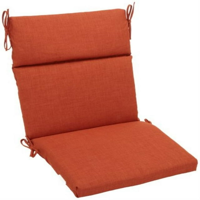 Blazing Needles Coussin de Chaise d'Extérieur Carré pour Siège/dossier en Polyester Filé, 22 Po X 45 Po - Cannelle