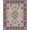 Grey Blue Pink Beige, Pattern 17, variant on ODIKA Mauve Rose Floral Medallion With Vintage Scroll Border And Trellis Non-Slip Chair-Friendly for Home Office, Gaming Room, Under Desk