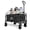 Black, variant on FREESKY Collapsible Wagon Cart with Quiet Wheels Lightweight Foldable Cart for Camping, Shopping, Ourdoor Use, Blue