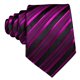 thumbnail image 4 of Set de Corbata Barry.Wang Clásica de Seda con Rayas 150 cm de Largo, 4 of 7