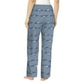 thumbnail image 3 of Xecao Cute Whale Women's Straight Lounge Pajama Pants: The Epitome of Relaxed Sleepwear, 3 of 9