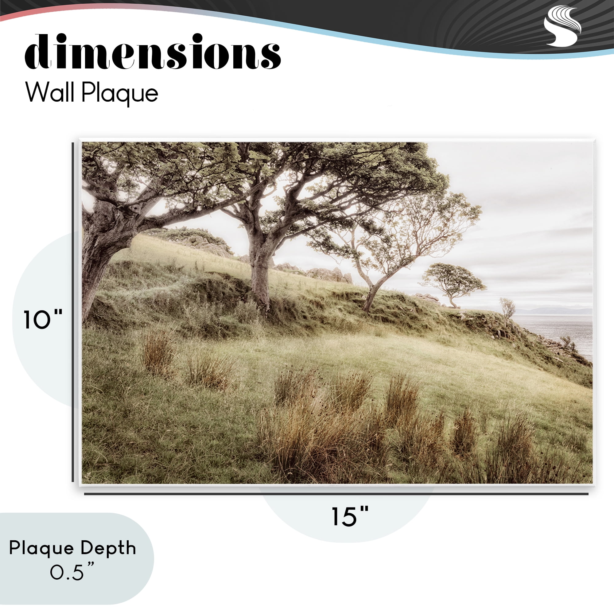 Stupell Industries Irish Hillside Landscape Wall Plaque Art, design by Andy Amos