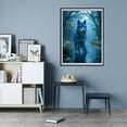thumbnail image 7 of Diamond Art Kits for Adults - 5d Blue Wolf Serenity Forest Stream Diamond Painting for Adults, Diamond Art for Adults Beginners, Diamond Painting Kits for Adults for Home Wall Decor, 7 of 7