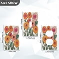 thumbnail image 7 of Yayeee Duplex Wall Plate 1-Gang 4.5"x2.7" Home Receptacle Light Switch Decorative Outlet Cover, Hand Drawn Floral, 7 of 7