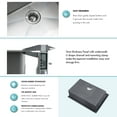 thumbnail image 7 of 15''L x 15''W Scratch-Resistant Nano Drop in Single Bowl Bar Sink With Strainer, 7 of 7