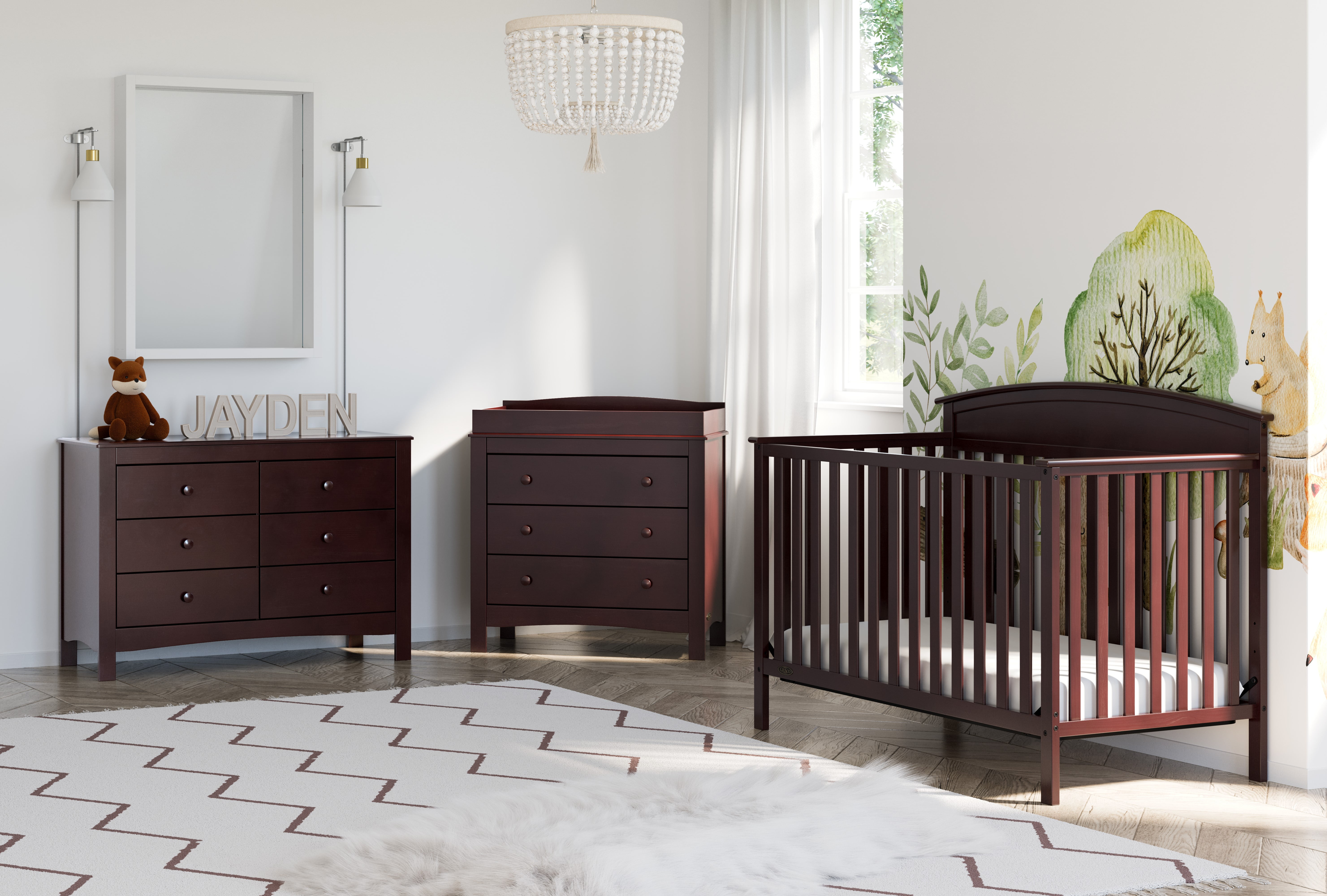 graco driftwood crib