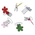 thumbnail image 4 of 10 Pcs 25mm Assorted Colors Plum  Holder Suspender Clips,  Clip Suspender Clips DIY Making Supplies, 4 of 8