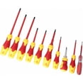 thumbnail image 4 of Juego de destornilladores aislados para electricistas, 10 destornilladores Phillips de punta plana, herramientas de reparación para electricistas., 4 of 5