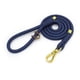 thumbnail image 3 of Collar personalizado azul marino para perros medianos y grandes, collar de cuero con grabado personalizado, correa y cierre de seguridad, cuerda para caminar, 3 of 5
