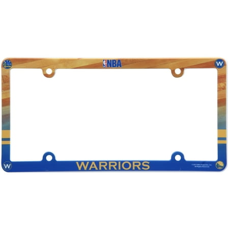 - Golden State Warriors WinCraft Full Color Plastic License Plate Frame - No Size