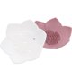 thumbnail image 1 of Silicone Flower Soap Tray 2pcs Set – Elegant Draining Soap Holder for Bathroom and Kitchen Use, Quick Drying, White & Pink, 1 of 4