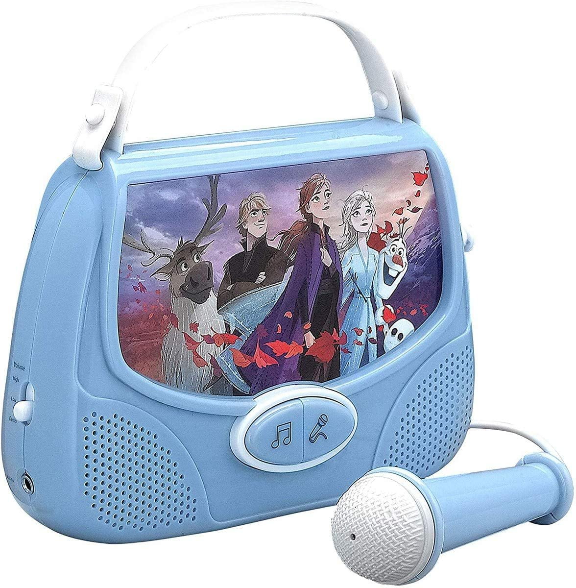 for sale online Blue Disney Frozen Elsa Light-Up Melody Microphone 0076666253241 