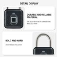 thumbnail image 2 of Amdohai Smart Lock Smart Padlock Rugged and Durable Padlock for Luggage, Trunk, Doors Padlock CR2032 Button Cell Power Supply Padlock, 2 of 8