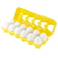 thumbnail image 2 of Juego de huevos a juego de colores para niños, 12 Uds., reconocimiento de números, juguete de emparejamiento con caja de almacenamiento, 2 of 14