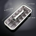 thumbnail image 2 of Stainless Steel Ice Cube Trays for Freezer with Easy Lever Release, Durable Metal Ice Cube Mold for Cocktails & Drinks, Reusable Ice Maker for Home, Bar & Kitchen Accessories (2), 2 of 5