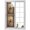 Brown, variant on Western Farmhouse Window Privacy Film, Primitive Rustic Country Retro Texas Star Static Cling UV Sun Blocking Heat Control Window Tint, Non-Adhesive One Way Windows Privacy Cover 17.7''x78.7''