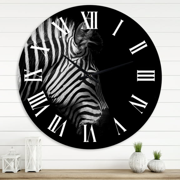 Designart 1 in Farmhouse Wall Clock