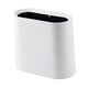thumbnail image 2 of Cubo de basura Cubo de basura Contenedor de basura Papelera Cesta de papel Cubo de basura Papelera Blanco, 2 of 9