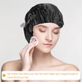 thumbnail image 1 of LOLIPPYY Sleep Satin Hat Negro Con Amplio Y Elástico Para Mantener El Seguro Durante, 1 of 6