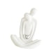 thumbnail image 2 of Pareja amantes de la estatua adorno abrazando figura de pareja para la decoración del día de San Valentín regalos de boda apartament hotel decoración Corazón de amor plateado, 2 of 8