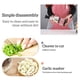 thumbnail image 5 of Matsuzay Picadora Manual de alimentos para cocina, picadora de ajo, procesador de prensa, pelador de cebolla picada de acero inoxidable, herramienta Cocina y Comedor Matsuzay HA010459-00B, 5 of 6