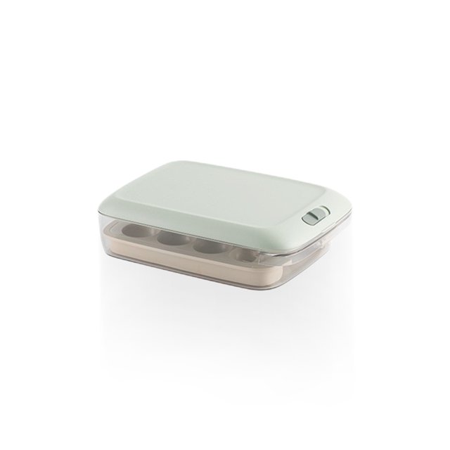 Caja de almacenamiento de alimentos, reutilizable, lavable, plegable, transpirable, contenedor organizador de verduras, nevera de cocina Organizadores de utensilios de cocina Verde Pequeño Tipo 1 Moyic HA063125-01B