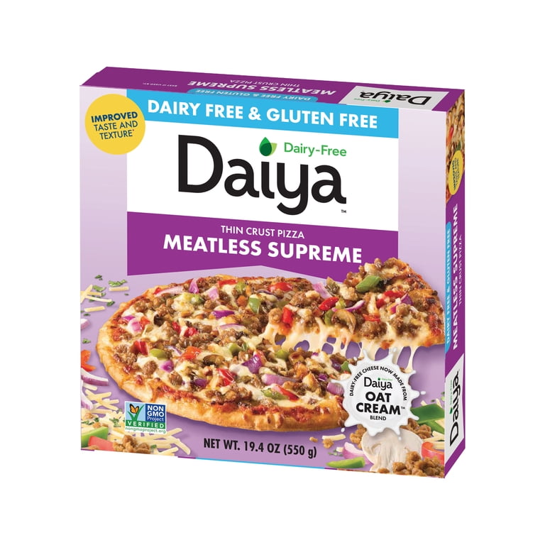 Daiya Dairy Free Gluten Free Supreme Vegan Pizza 19.4 oz with