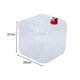 thumbnail image 4 of Contenedor de almacenamiento Cola Tanque de Agua Plegable 20L para Camping, 4 of 8