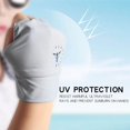 thumbnail image 5 of facefd Gant de Golf Rafraîchissant Femmes Hommes Conduite Pêche Gants Protection UV m Blanc Gauche, 5 of 5