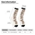 thumbnail image 6 of Uemuo Western Desert Cowboys3 Pattern Women's Crew Socks, Soft Durable Breathable Moisture-Wicking with Odor Control Cotton socks, 6 of 9