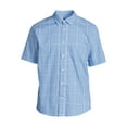 thumbnail image 5 of George Men's & Big Men's Short Sleeve Poplin Button-Up Shirt, Sizes S-3XL, 5 of 5