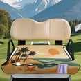 thumbnail image 2 of Uorisanigo Golf Cart Seat Cover Towel Blanket Breathable Beach Starfish Sunset Golf Cart Seat Cushion Covers 52.36"x 32.28" for EZGO TXT RXV/Club Car DS Precedent Easy to Install Clean, 2 of 7